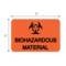 Nevs Label, Biohazardous Material 2" x 3" MLP-0009 - alternate 2